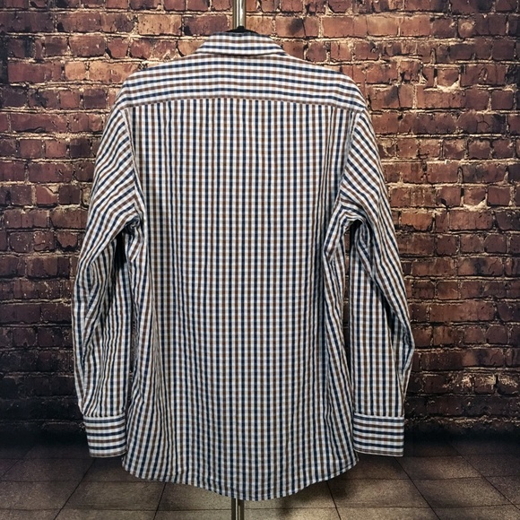 Olymp Novum Luxor Elbow Patch Checked Button Down - Picture 4 of 8